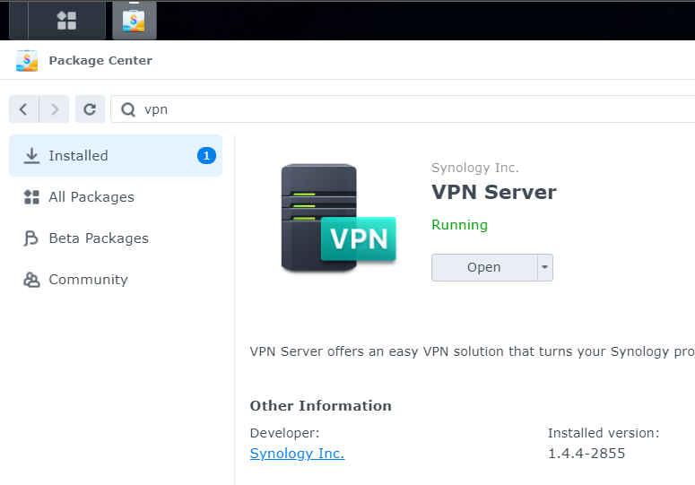 Install VPN Server